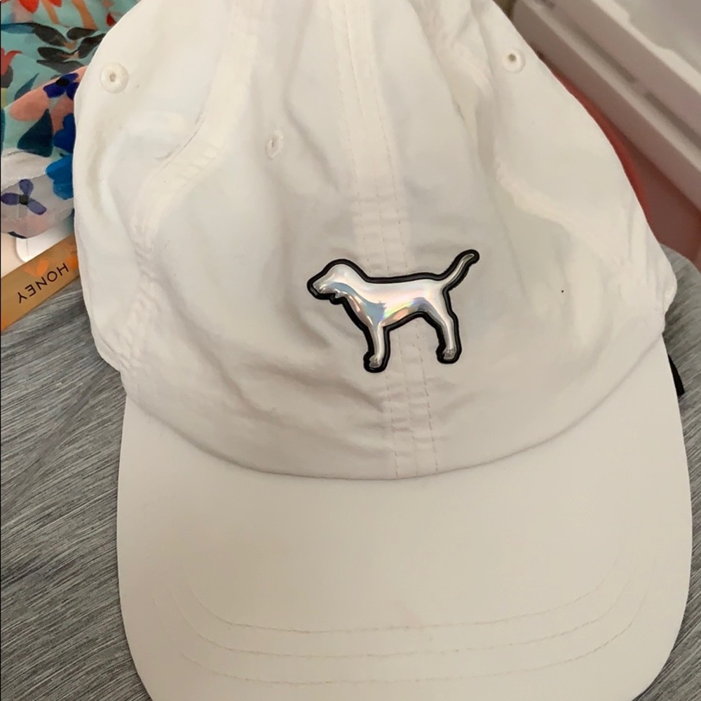 White pink hat